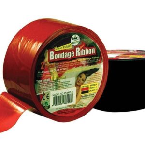 Banda Bondage Ribbon 18 m Nmc Negru din PVC 4892503062212