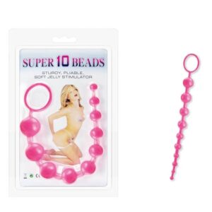 Bile Anale Charmly Super 10 Beads Voluptas Roz grosime 1 - 2.5 cm lungime 27 cm 5999560514025