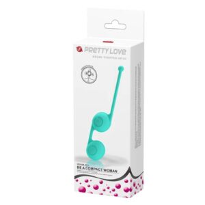 Bile Vaginale Kegel Tighten Up III Pretty Love 3 cm Turcoaz 6959532320916