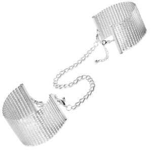 Catuse metalice tip bratara Désir Metallique Handcuffs Bijoux Indiscrets Argintiu din Metal 8436562011017