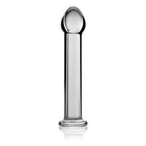 Dildo Lovetoy Glass Romance Clear 1 Transparent lungime 16 cm diametru 3.5 cm 6970260902663