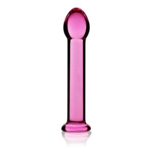 Dildo Lovetoy Glass Romance Pink 1 Roz lungime 16 cm diametru 3.5 cm 6970260902687