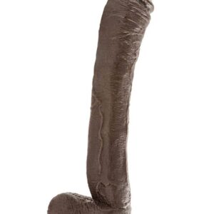 Dildo cu testicule - si ventuza Blush Dr.Skin Mr.Ed Chocolate Maro lungime 23 cm diametru 5 cm 855215007142