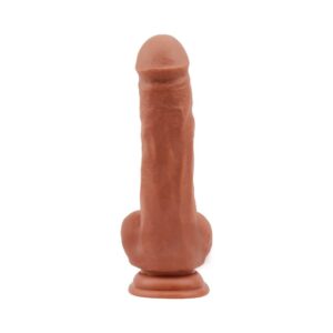 Dildo cu testicule - si ventuza Chisa Novelties Bottomless Pleasure Latin Bronz lungime 20 cm diametru 4.5 cm 759746078797