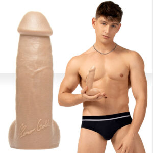 Dildo cu testicule - si ventuza Fleshlight Fleshjack Boys Reno Gold culoarea Pielii lungime 19 cm diametru 4.6 cm 810476012816