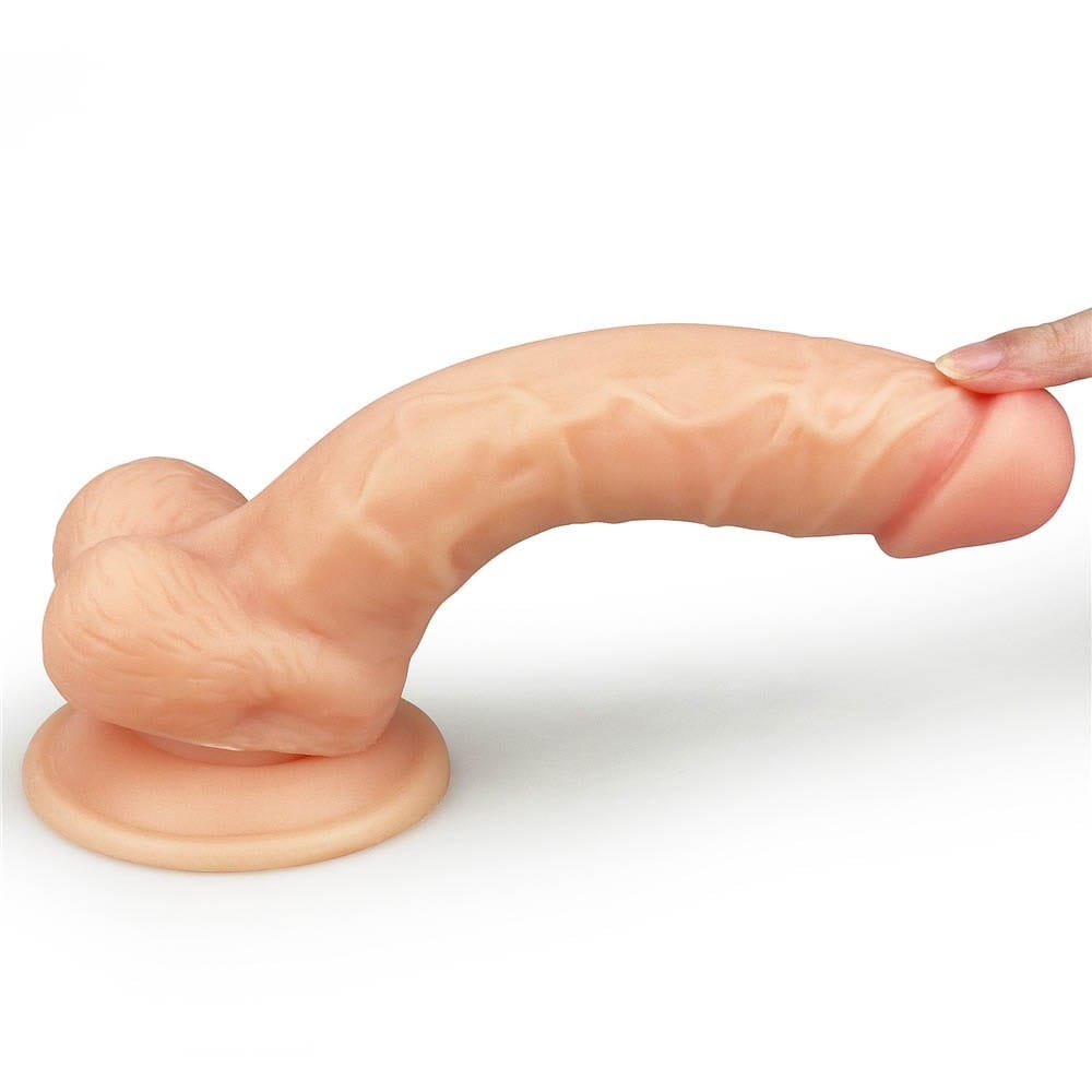 Dildo cu testicule - si ventuza Lovetoy The Ultra Soft Dude 2 culoarea Pielii lungime 20.5 cm diametru 3.5 cm 6970260907965 Dildo cu testicule - si ventuza Lovetoy The Ultra Soft Dude 2 culoarea Pielii lungime 20.5 cm diametru 3.5 cm 6970260907965