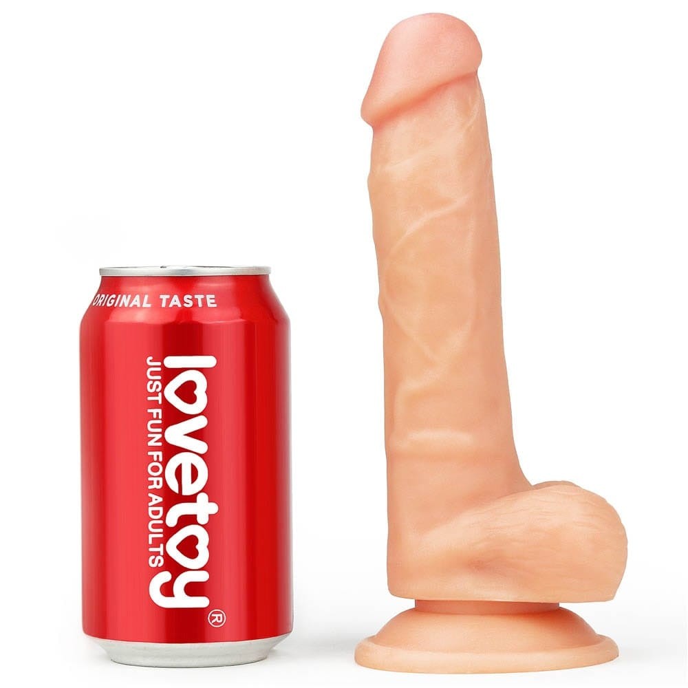 Dildo cu testicule - si ventuza Lovetoy The Ultra Soft Dude 2 culoarea Pielii lungime 20.5 cm diametru 3.5 cm 6970260907965 Dildo cu testicule - si ventuza Lovetoy The Ultra Soft Dude 2 culoarea Pielii lungime 20.5 cm diametru 3.5 cm 6970260907965