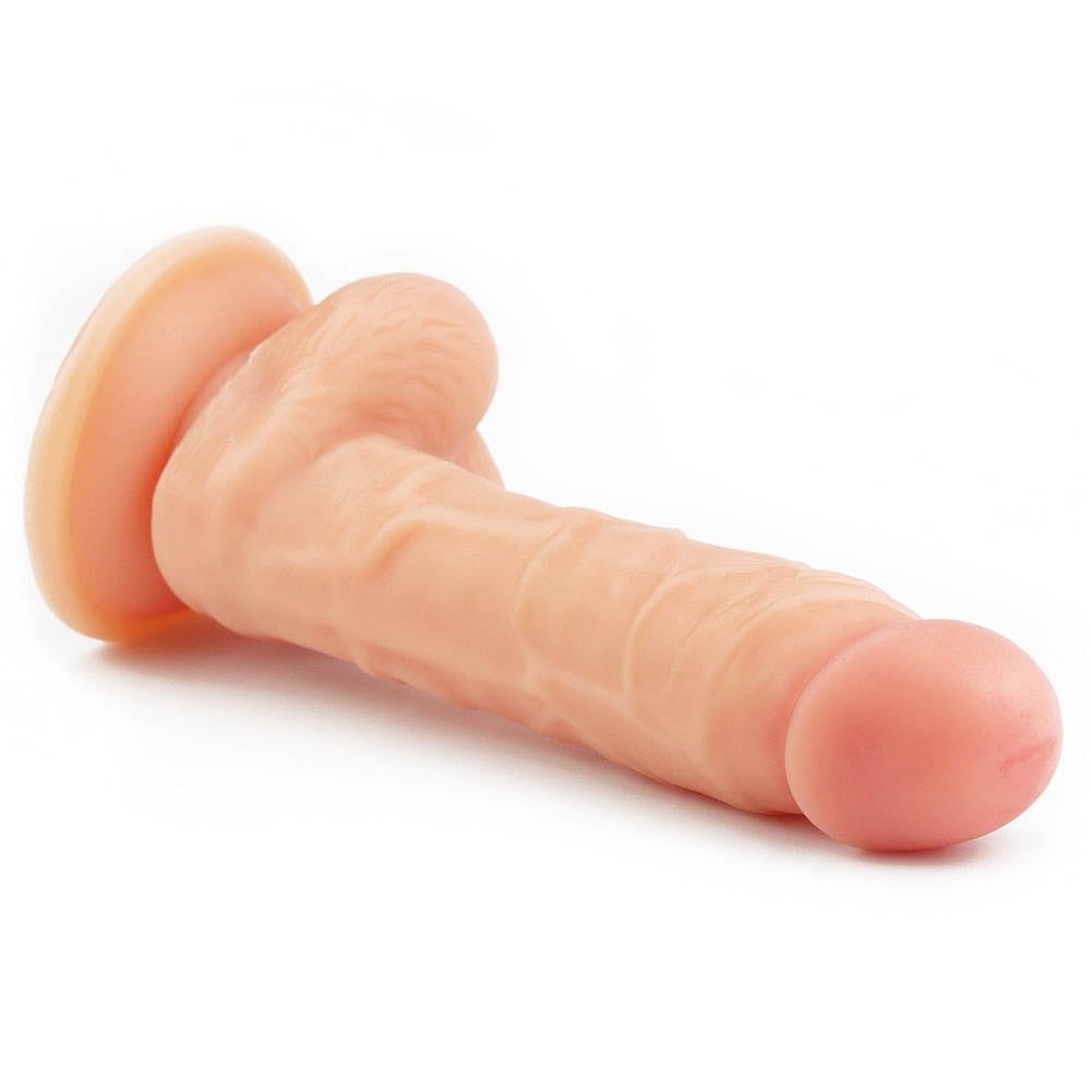 Dildo cu testicule - si ventuza Lovetoy The Ultra Soft Dude 2 culoarea Pielii lungime 20.5 cm diametru 3.5 cm 6970260907965 Dildo cu testicule - si ventuza Lovetoy The Ultra Soft Dude 2 culoarea Pielii lungime 20.5 cm diametru 3.5 cm 6970260907965