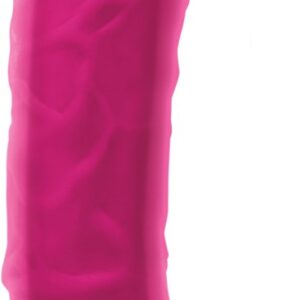 Dildo cu testicule - si ventuza NS Toys Colours Dual Density Roz lungime 18.3 cm diametru 3.9 cm 657447100130
