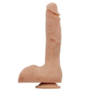 Dildo cu testicule - si ventuza NS Toys Danny D Secret Weapon Dong culoarea Pielii lungime 28.5 cm diametru 5 cm 657447096464