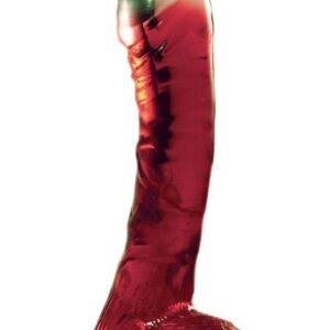 Dildo cu testicule - si ventuza Nmc Jolly Buttcock Dong Rosu lungime 16.5 cm diametru 3.5 cm 4892503063554