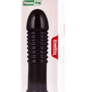 Dildo cu ventuza Lovetoy King Sized Anal Bumper Negru lungime 22.5 cm diametru 5.7 cm 6970260906937