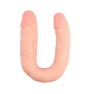Dildo dublu Chisa Novelties Her Her Overlap 2 culoarea Pielii lungime 35 cm diametru 3.5 - 4.5 cm 759746785336
