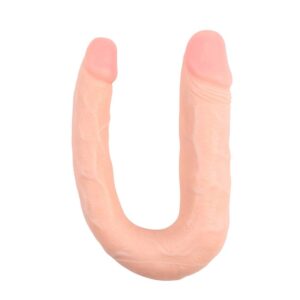 Dildo dublu Chisa Novelties Her Her Overlap 3 culoarea Pielii lungime 38 cm diametru 2.5 - 3.4 cm 759746785329