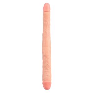 Dildo dublu Chisa Novelties Ladybro Love culoarea Pielii lungime 45 cm diametru 3.7 - 4.6 cm 759746056825