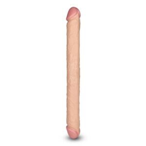 Dildo dublu Lovetoy Realistic Slim Ultra Double culoarea Pielii lungime 45 cm diametru 4.5 cm 6970260904926