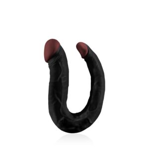 Dildo dublu Nmc HOODLUM 1U SHAPED DONG Negru lungime 41 cm diametru 3.2 - 4.6 cm 4897078622991