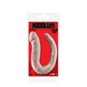 Dildo dublu Nmc HOODLUM 1U SHAPED DONG culoarea Pielii lungime 41 cm diametru 3.2 - 4.6 cm 4897078622984