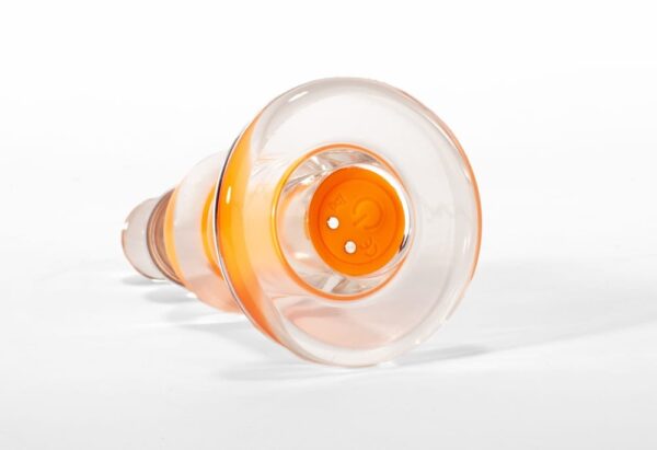 Dop Anal 10 Speeds Vibrating Beaded Plug X-Men Transparent - Portocaliu grosime 3.5 cm lungime 12 cm vibratii 5999560515176
