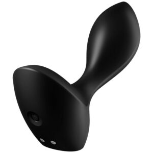 Dop Anal Backdoor Lover Satisfyer Negru grosime 3.3 cm lungime 11.5 cm vibratii 4061504004181
