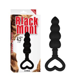 Dop Anal Beaded Luv Probe Chisa Novelties Negru grosime 3.4 cm lungime 15.6 cm 759746809971