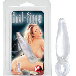 Dop Anal Butt Plug Anal Finger Orion Transparent grosime 1.5 cm lungime 6.8 cm 4024144521630