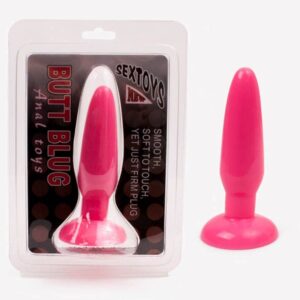 Dop Anal Butt Plug Anal Toys Voluptas Roz grosime 3.5 cm lungime 13.5 cm cu ventuza 6959532305777