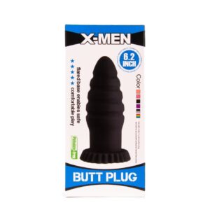 Dop Anal Butt Plug Flesh X-Men culoarea Pielii grosime 6.2 cm lungime 15.8 cm cu ventuza 5999560513554