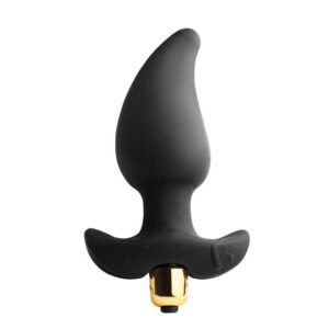 Dop Anal Butt Quiver Rocks-Off Negru grosime 3.5 cm lungime 9.5 cm vibratii 811041012095
