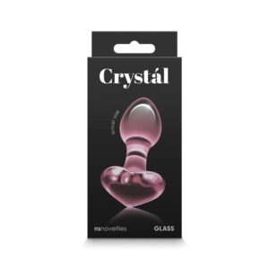 Dop Anal Crystal Heart NS Toys  grosime  cm lungime  cm 657447104831