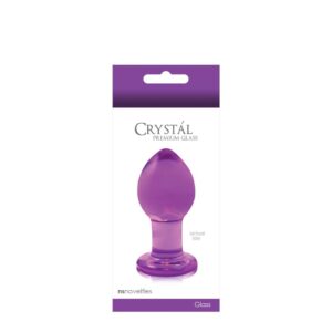 Dop Anal Crystal Medium NS Toys Violet grosime 3.5 cm lungime 7.6 cm 657447090035