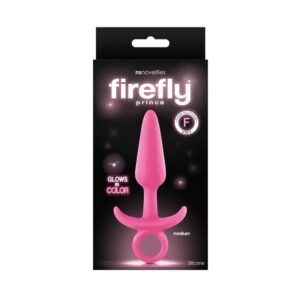 Dop Anal Firefly Prince Medium NS Toys Roz grosime 2.5 cm lungime 12.5 cm 657447099007
