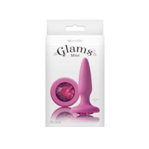 Dop Anal Glams Mini Gem NS Toys Roz grosime 2.2 cm lungime 8.5 cm 657447098888