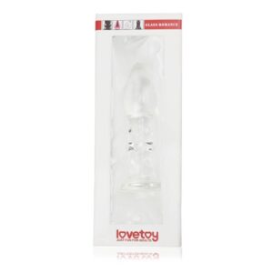 Dop Anal Glass Romance Lovetoy Transparent grosime 4 cm lungime 13.9 cm 6970260903004