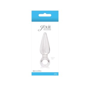Dop Anal Jolie Pleasures Mini Clear NS Toys Transparent grosime 2.5 cm lungime 9 cm 657447090226