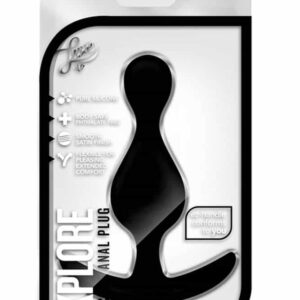 Dop Anal Luxe Explore Blush Negru grosime 3.3 cm lungime 11.4 cm 702730687031