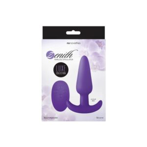 Dop Anal Luxe Zenith Wireless Plug NS Toys Violet grosime 3.5 cm lungime 10 cm telecomanda - vibratii 657447099182