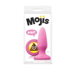 Dop Anal Moji's SHT Medium NS Toys Roz grosime 3 cm lungime 10.5 cm cu ventuza 657447100833