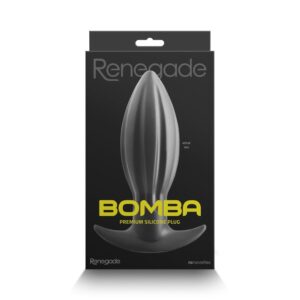 Dop Anal Renegade Bomba Small NS Toys Negru grosime 4 cm lungime 12.5 cm 657447104657