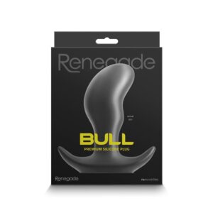 Dop Anal Renegade Bull Large NS Toys Negru grosime 6.5 cm lungime 15.7 cm 657447104701
