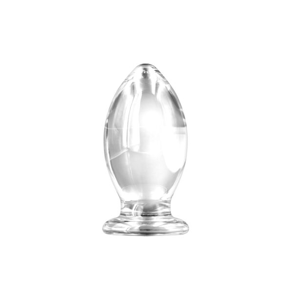 Dop Anal Renegade Glass Bishop NS Toys Transparent grosime 6 cm lungime 12 cm 657447104299