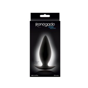 Dop Anal Renegade Spades Medium NS Toys Negru grosime 3.5 cm lungime 10 cm 657447093814