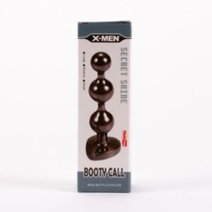 Dop Anal Secret Shine Booty Call S II X-Men Negru grosime 1.5 - 2 cm lungime 10 cm 5999560517224