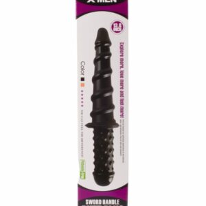 Dop Anal Sword Handle Butt Plug I X-Men Negru grosime 5.5 cm lungime 35 cm 5999560516098