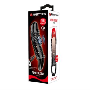 Extensie Penis Pretty Love Cecilia Pretty Love Negru 14 - 18.5 cm 6959532333817