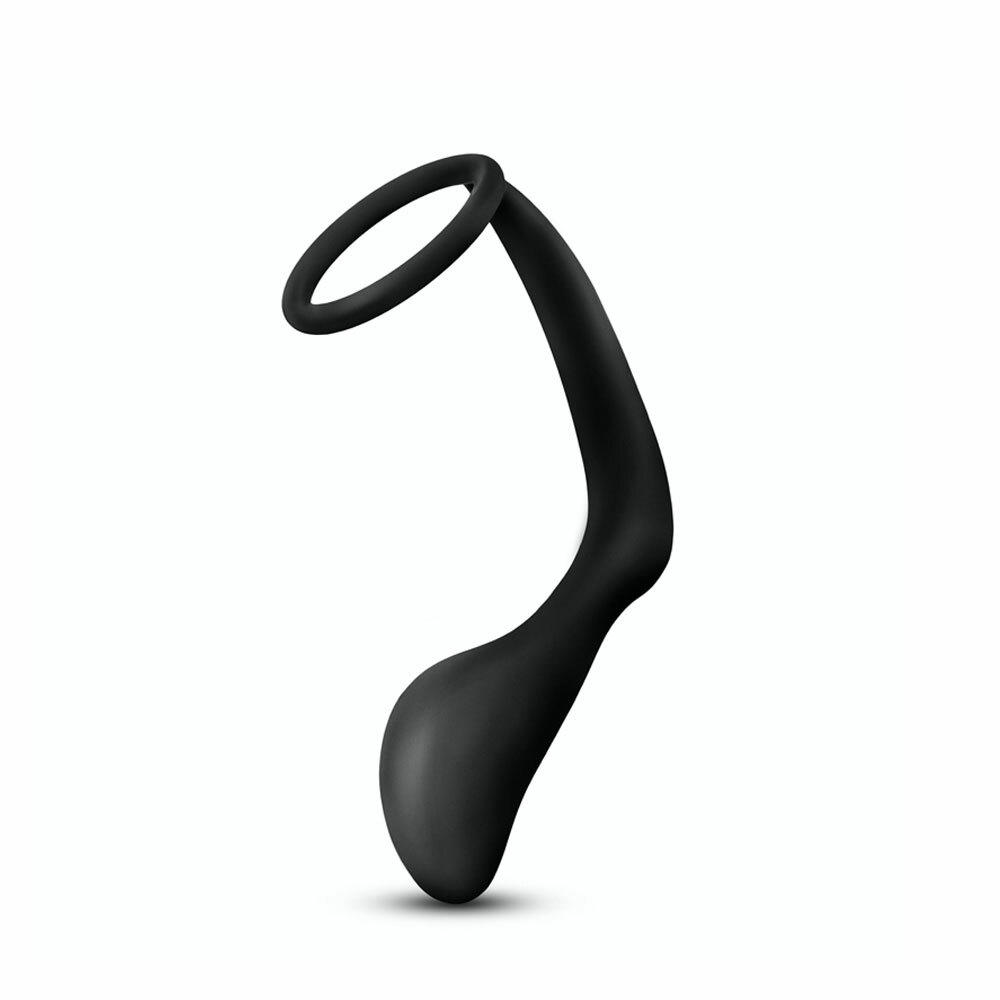 Inel Penis Dop Anal masajor prostata Blush diametru 3.5 - 3.8 cm Negru 850002870336 Inel Penis Dop Anal masajor prostata Blush diametru 3.5 - 3.8 cm Negru 850002870336
