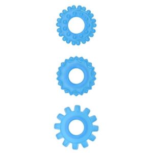 Inel Penis Lumino Play 3 modele fluorescente cu marimi Lovetoy diametru 1.6 - 3.8 - 4 - 4.3 cm Transparent 6970260908405