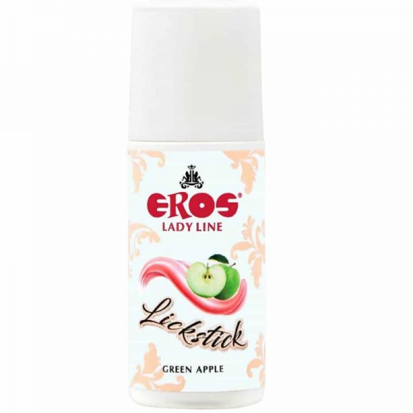 Lubrifiant pe baza de apa Eros Aromat si miros placut Lady Lickstick Green Apple 60 ml
