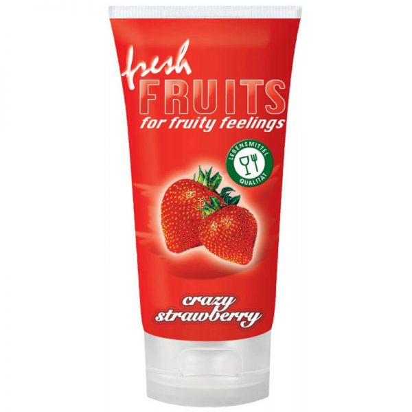 Lubrifiant pe baza de apa Joydivision Aromat si miros placut freshFRUITS Crazy Strawberry 150 ml