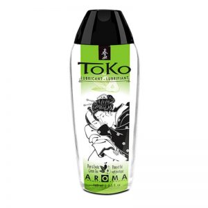 Lubrifiant pe baza de apa Shunga Aromat si miros placut Toko Aroma Pear & Exotic Green Tea 165 ml
